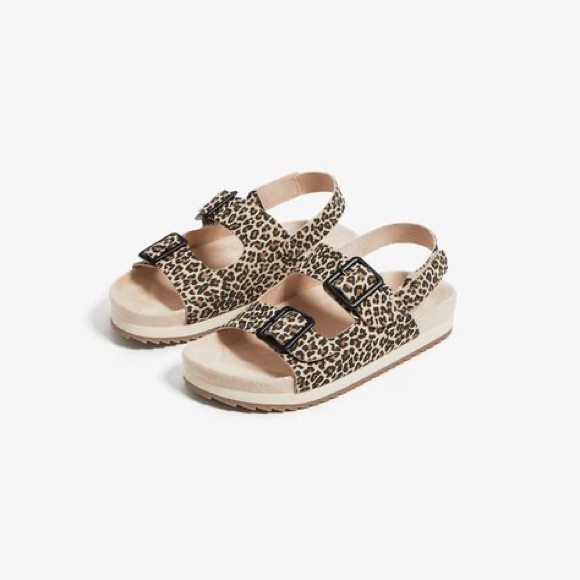 Zara Shoes Zara Leopard Sandals Poshmark